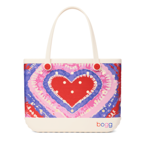 Original Bogg Bag - Dye-licious Heart Buoy Red