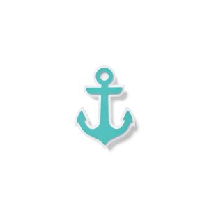 Bogg Bit - Turquoise Anchor
